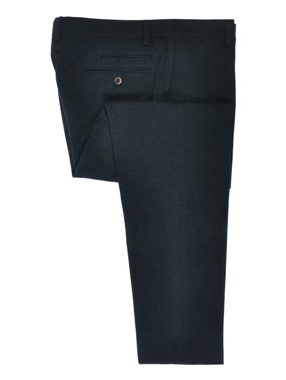 Echizenya Navy Blue Cotton Jersey Dress Pants 34 35417